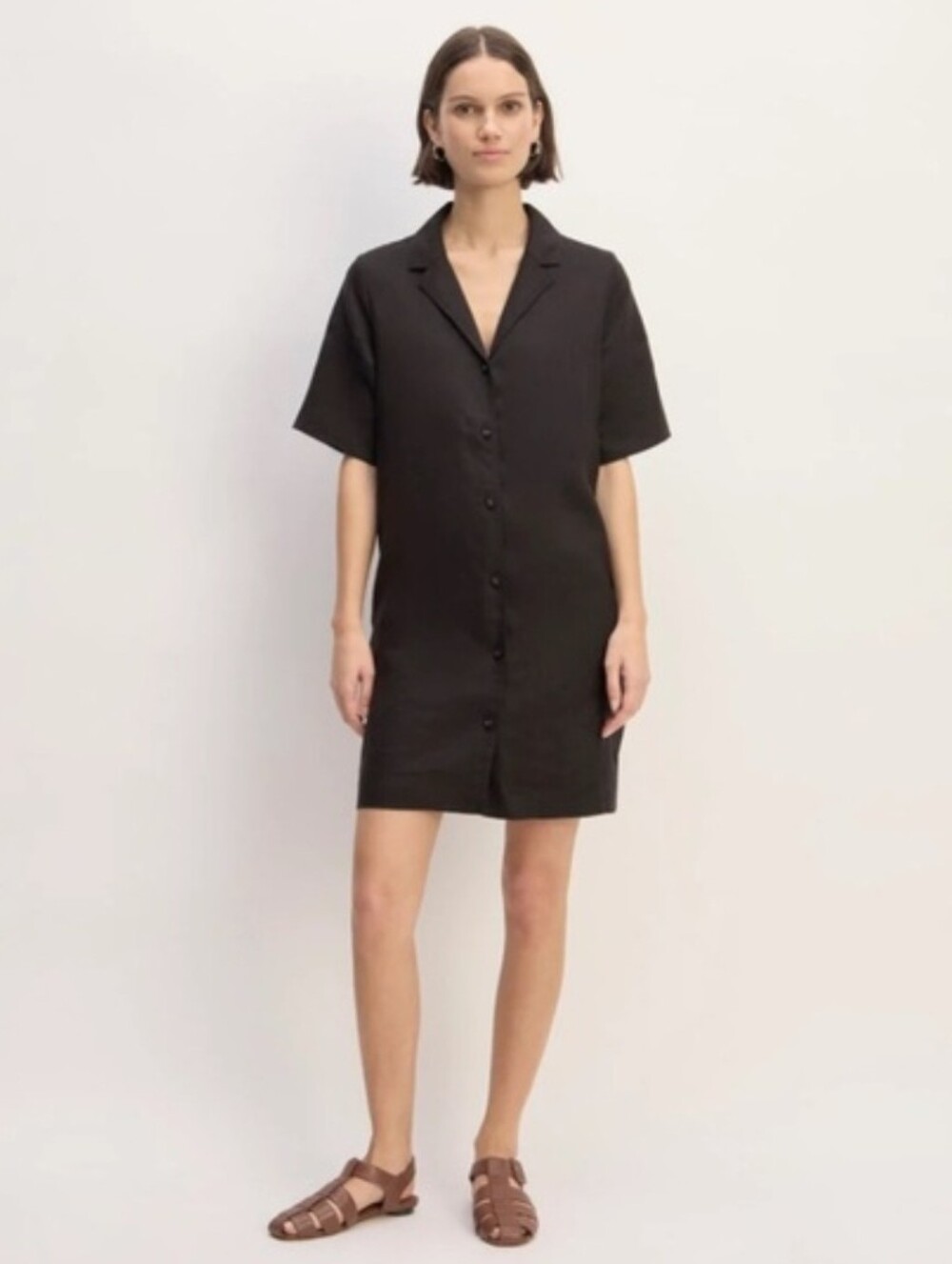 Everlane Linen Shirt Dress XXS